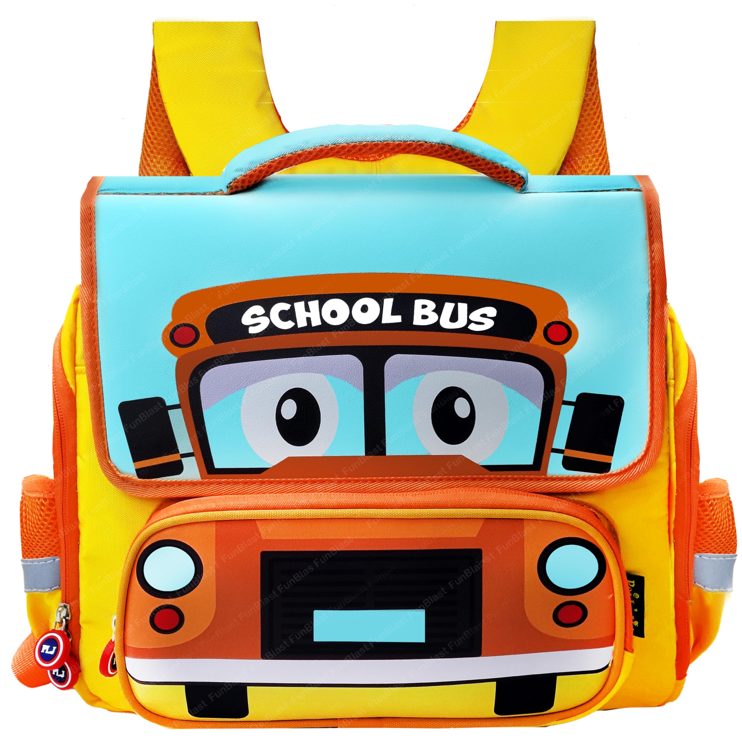 School Bags for Kids – School Bus Theme Bag for Kids, Picnic Bagpack for Kids, Multipurpose Bag for Kids, Boys & Girls, Lightweight School Bags, Travel Bag (30 X 31 X 13 CM)-image-27