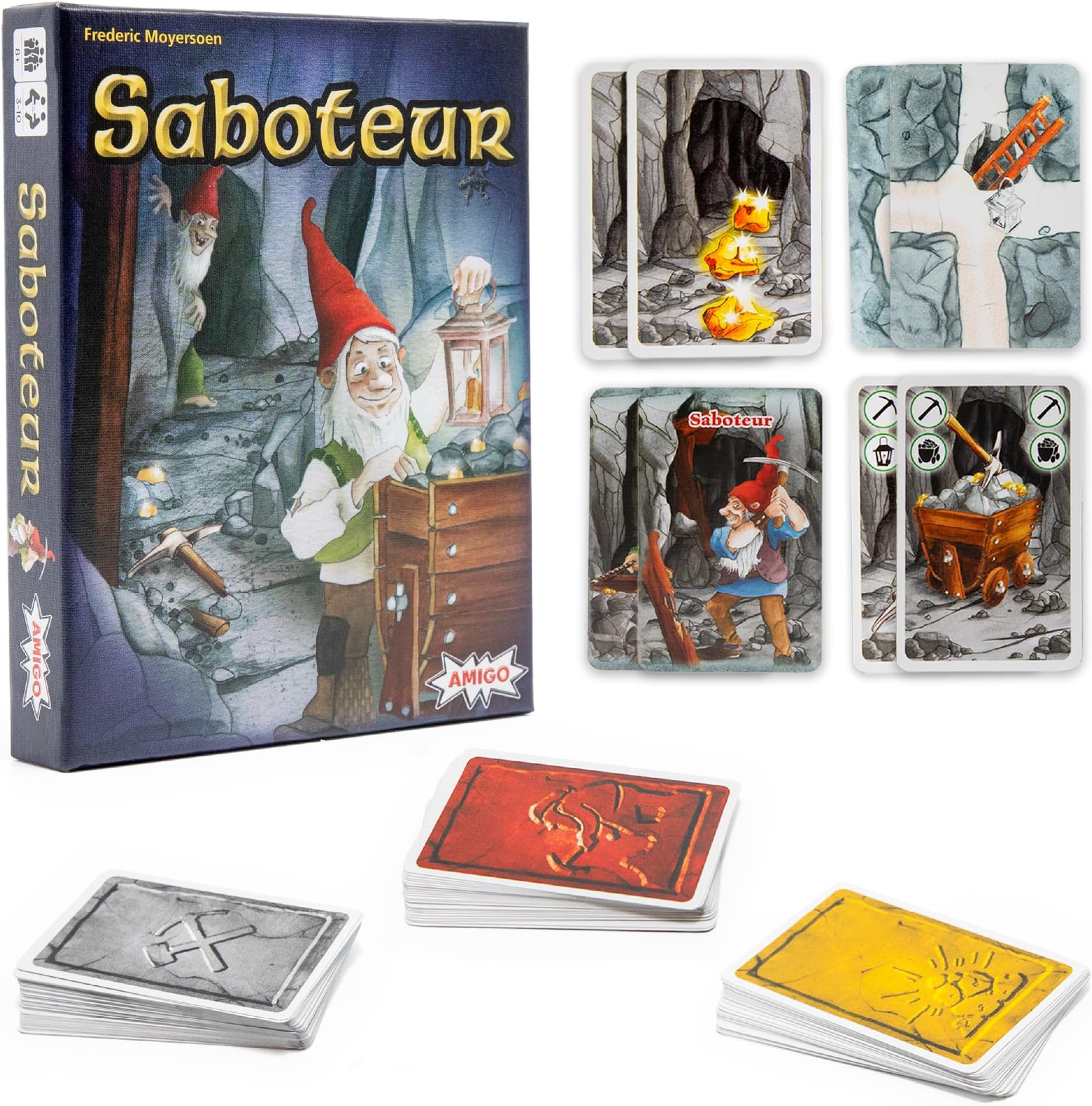 AMIGO Saboteur Strategy Card Game, ASI5712, 18750