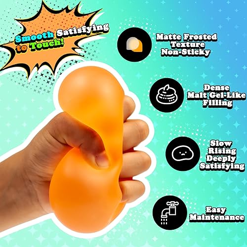 Miniatura 3 de Cubo sensorial para el estrés, relleno de gel de alta densidad con textura mate para niños y adultos, alivio del estrés y la ansiedad, apoyo para el