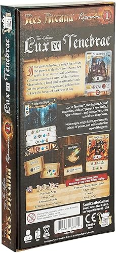 Miniatura 2 de Res Arcana Lux et Tenabrae Juego de mesa EXPANSIÓN  Juego de aventura de fantasía mágica, juego de estrategia para niños y adultos, a partir de 14