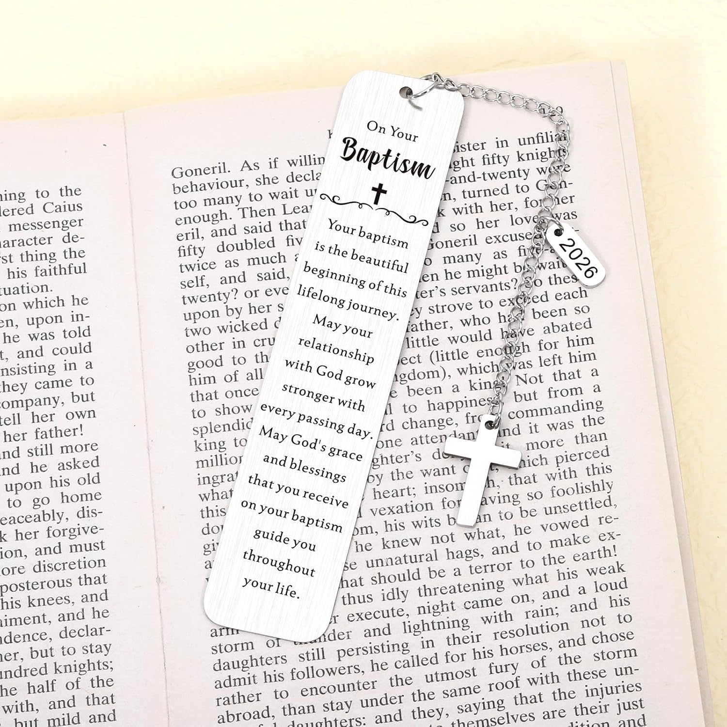 2026 Baptism Gifts for Girl Boy, Christening Gifts for Girls Boys, Adult Baptism Gift for Women Men, Confirmation Gift for Girls, Baby Dedication Gift for Boys, Baby Shower Giifts Bookmark