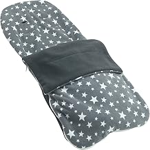 Snuggle Summer Footmuff Compatible With Orbit Baby G2 - Grey Star