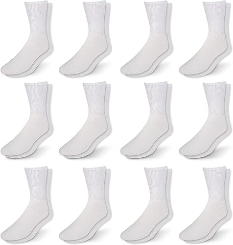 NEW YORK AVE Calcetines de algodón para diabéticos para hombre parte inferior de cojín circulatorio sin encuadernación