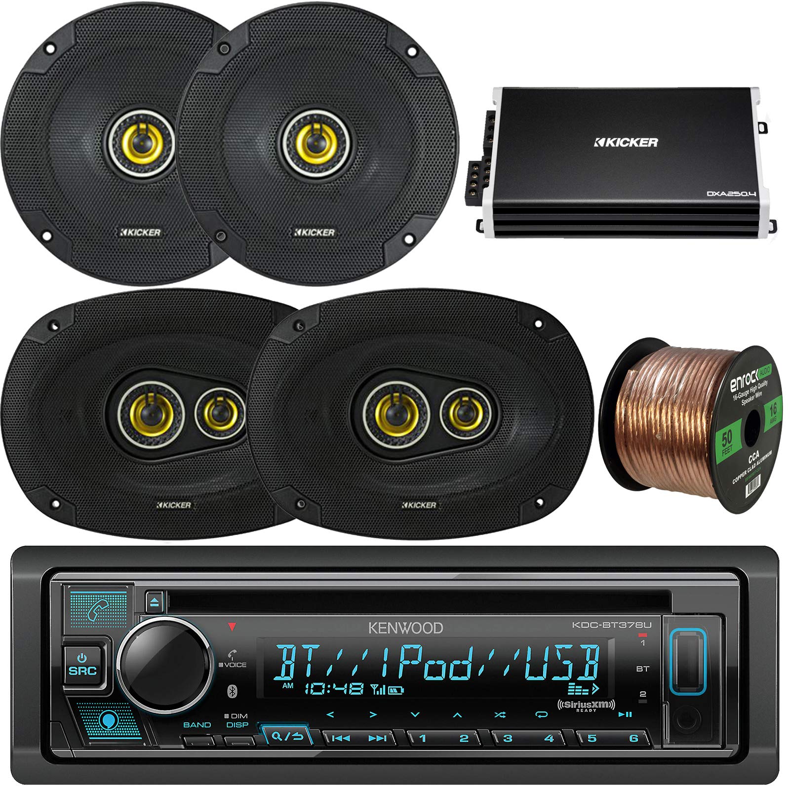 Buy Enrock Audio Kenwood CD Player InDash Bluetooth Stereo Receiver