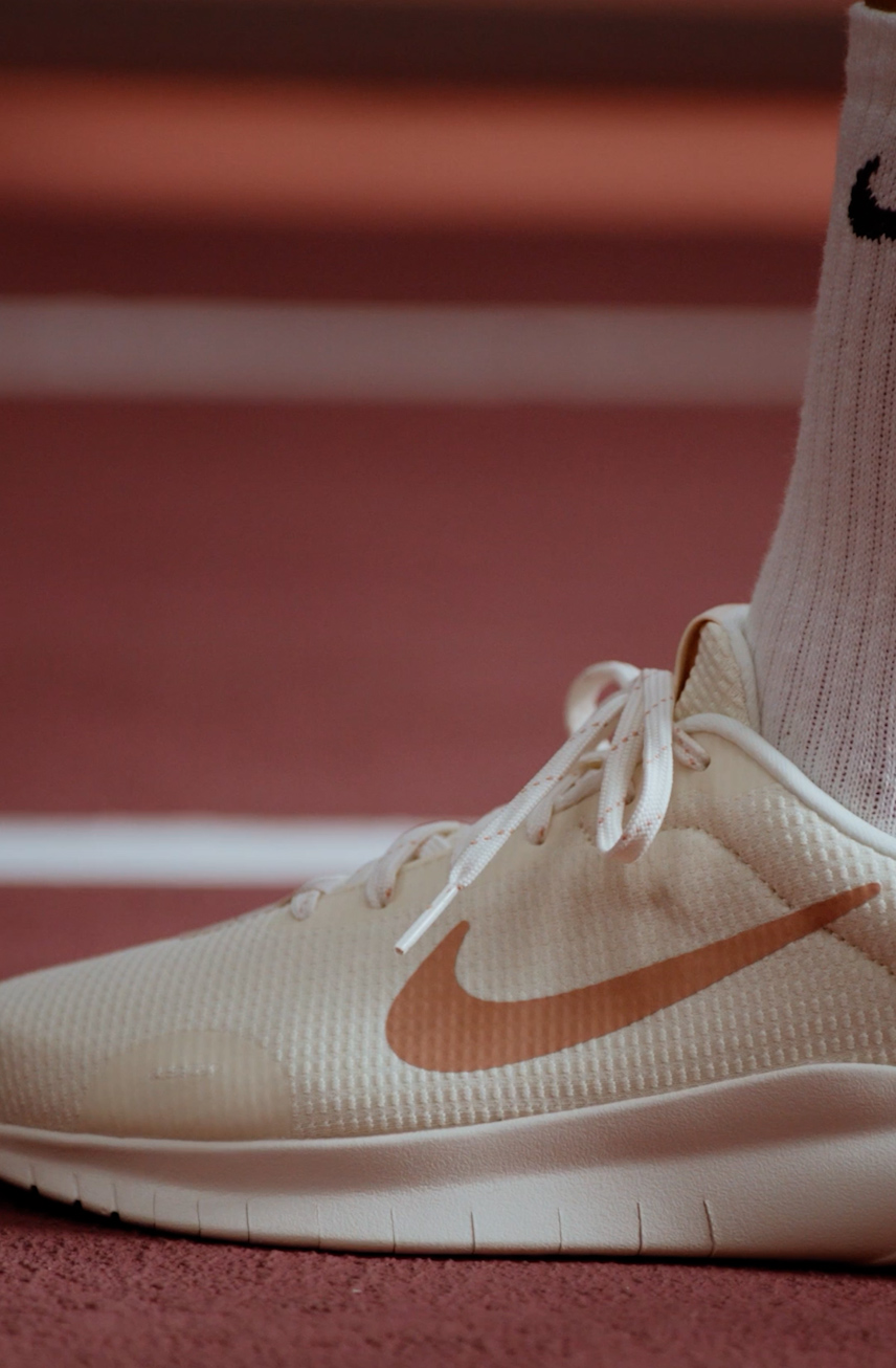 nike flex experience 6 women's running shoes rose gold