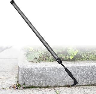 Weed Remover Tool | Adjustable Metal Handle (14.5"-29") (Upgraded Rustproof) | Multi-Functional Garden Hook for Pavement Gaps, Moss, Bushes | Commercial-Grade Yard Maintenance Equipment
