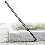 Weed Remover Tool | Adjustable Metal Handle (145-29) (Upgraded Rustproof) | Multi-Functional Garden Hook for Pavement Gaps, Moss, Bushes | Commercial-Grade Yard Maintenance Equipment