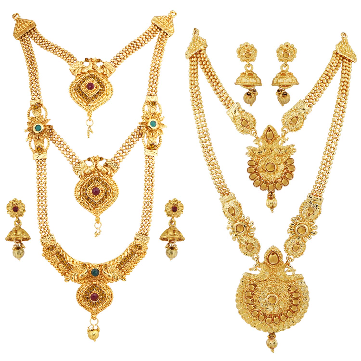 Bridal Outfit Shreeji Bridal Jewellery Shreeji Jewellers 22kt Gold