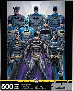 AQUARIUS DC Comics Batman Batsuits Puzzle 500 Piece Jigsaw Puzzle