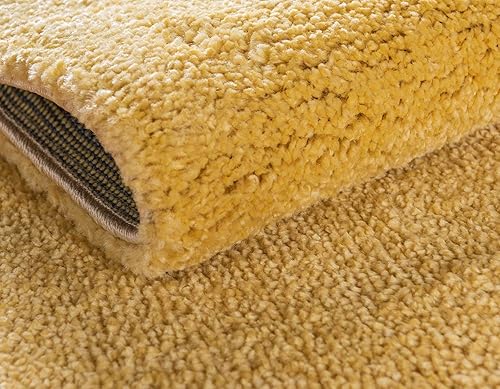 Miniatura 6 de Unique Loom Colección Solo - Alfombra de área Calabasas (3 pies 3 pulgadas x 5 pies 3 pulgadas, rectangular, color amarillo)