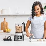 Ninja SS300C, Foodi 3in1 Power Blender & Processor System with Nutrient Extractor, 5 Auto-iQ Presets, Silver, 1200W (Canadian Version), 72oz