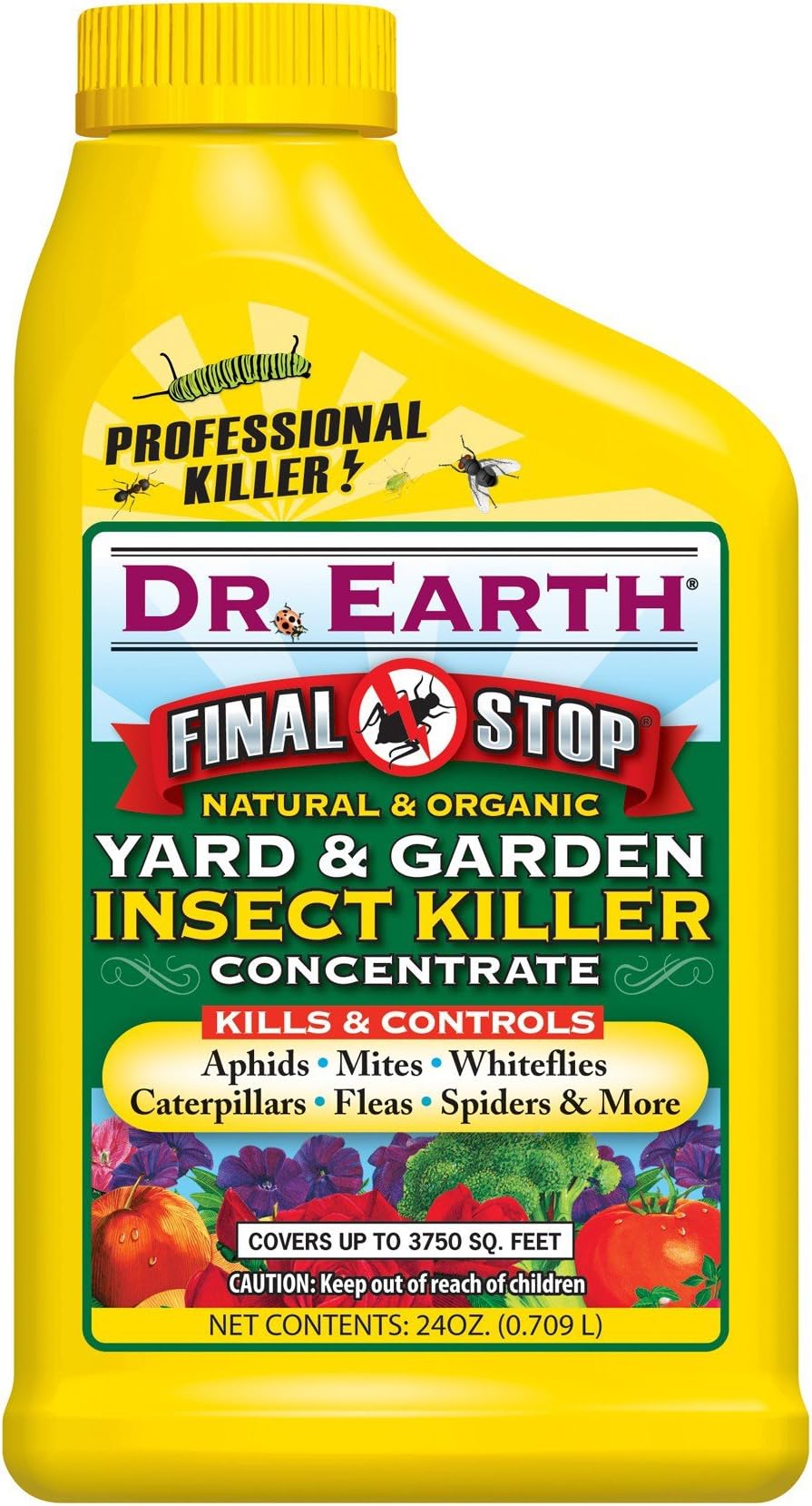 Dr Earth 1022 24 Oz Final Stop Yard & Garden Insect Killer Concentrate