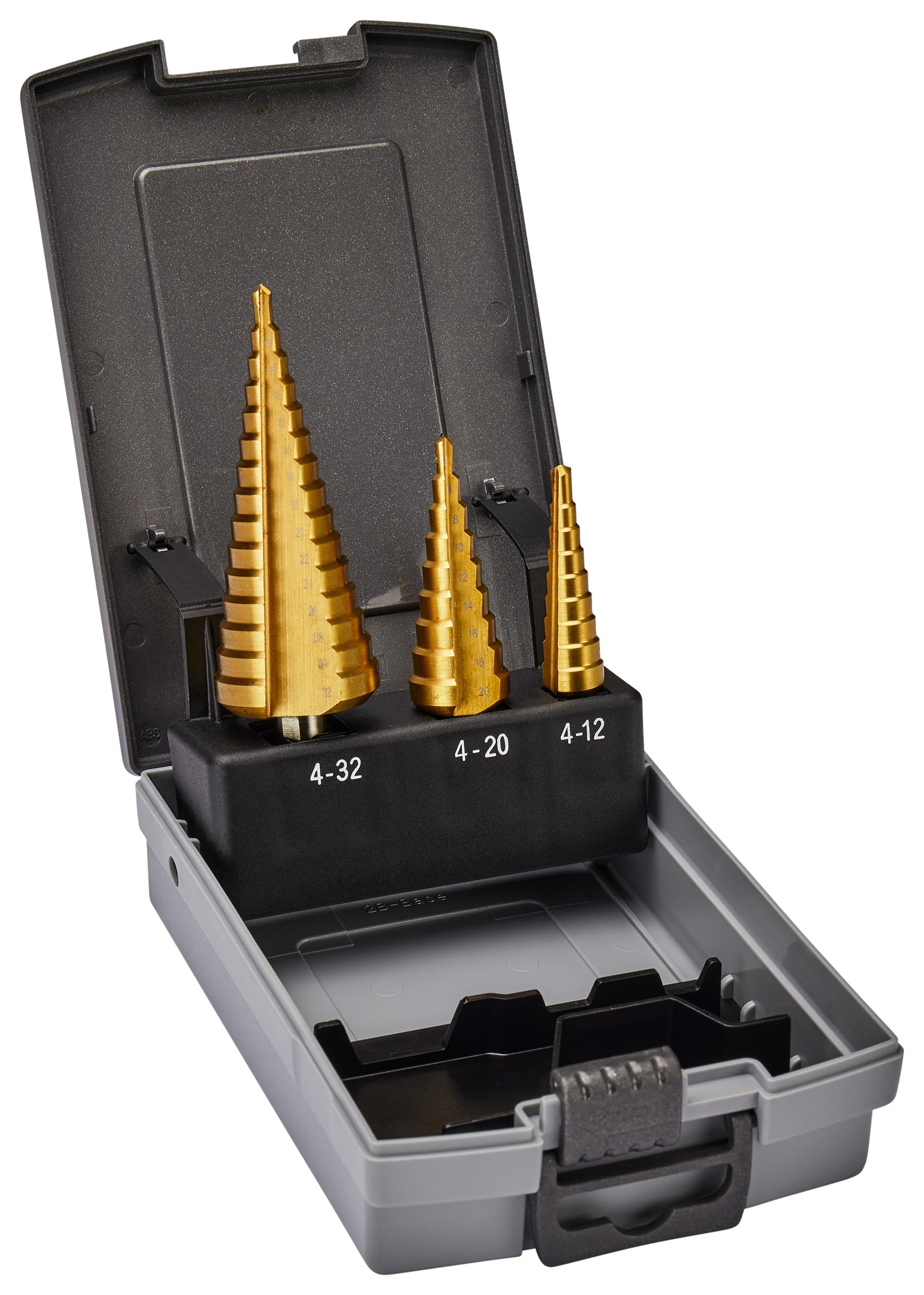 Estuche de brocas escalonadas TiN D-46573 Makita