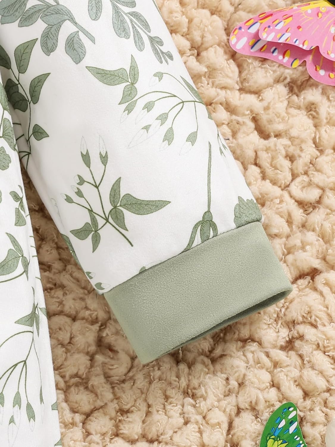 Newborn Baby Girl Clothes Infant Floral Print One-Piece Romper+Jumpsuit+Bodysuit+Hat+Headband - Image 7