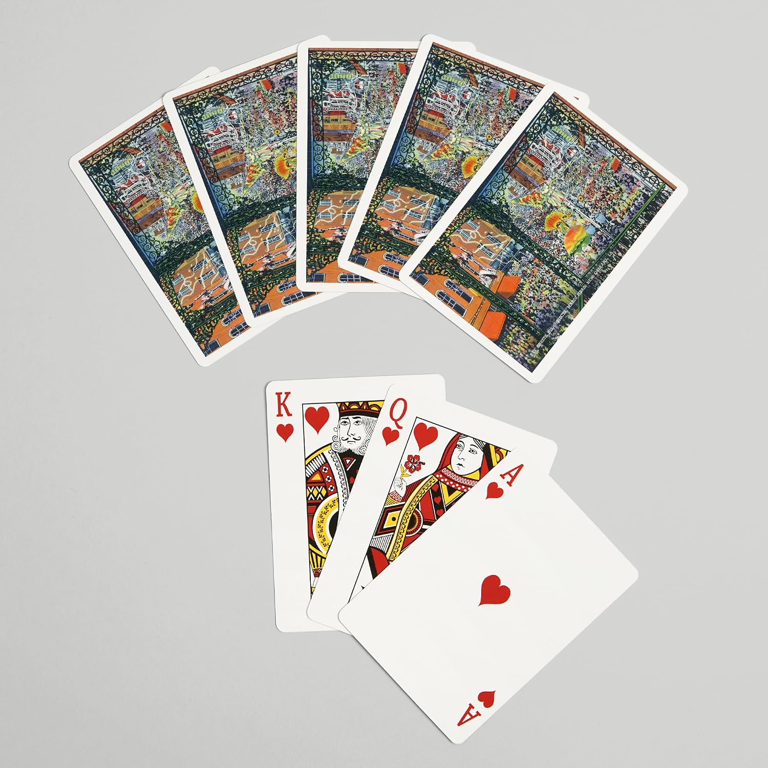 Lantern Press New Orleans, Louisiana, Mardi Gras Parade; Rex Greets Subjects, Vintage Halftone, 52 Playing Cards for Adults, Poker Size Card Deck