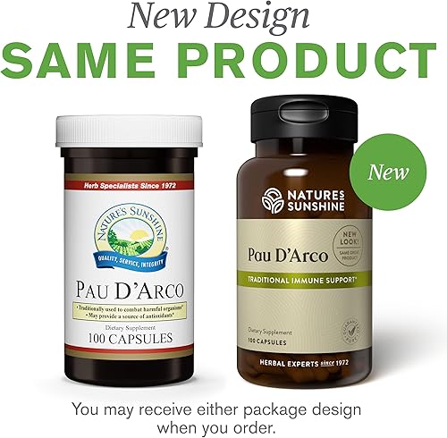 Miniatura 7 de Nature's Sunshine Pau D' Arco, 100 cápsulas | Apoya el sistema inmunológico, proporciona antioxidantes y ayuda al proceso de desintoxicación natural