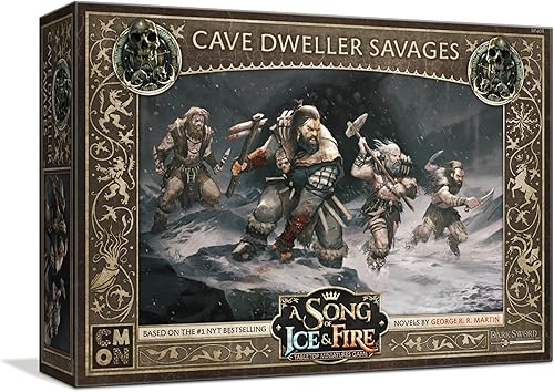 Una canción de hielo y fuego, caja de unidades de mesa en miniatura de cueva, salvajes, mejora tu ejército. Juego de estrategia para adultos,