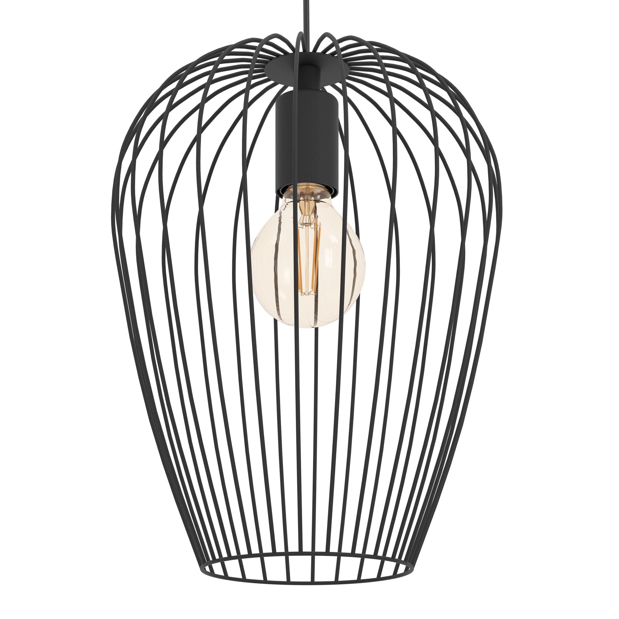 EGLO Pendellampe Newtown, 1 flammige Vintage Pendelleuchte