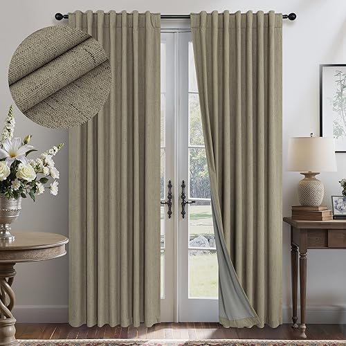 Miniatura 64 de 2 cortinas opacas blancas de 80 pulgadas de largo personalizadas, a prueba de ruido, modernas, con pestaña trasera, para cocina, sala, cabina, de