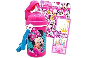 Disney Minnie Mouse Water Bottle - 3 Pc Minnie Mouse Toddler Water...