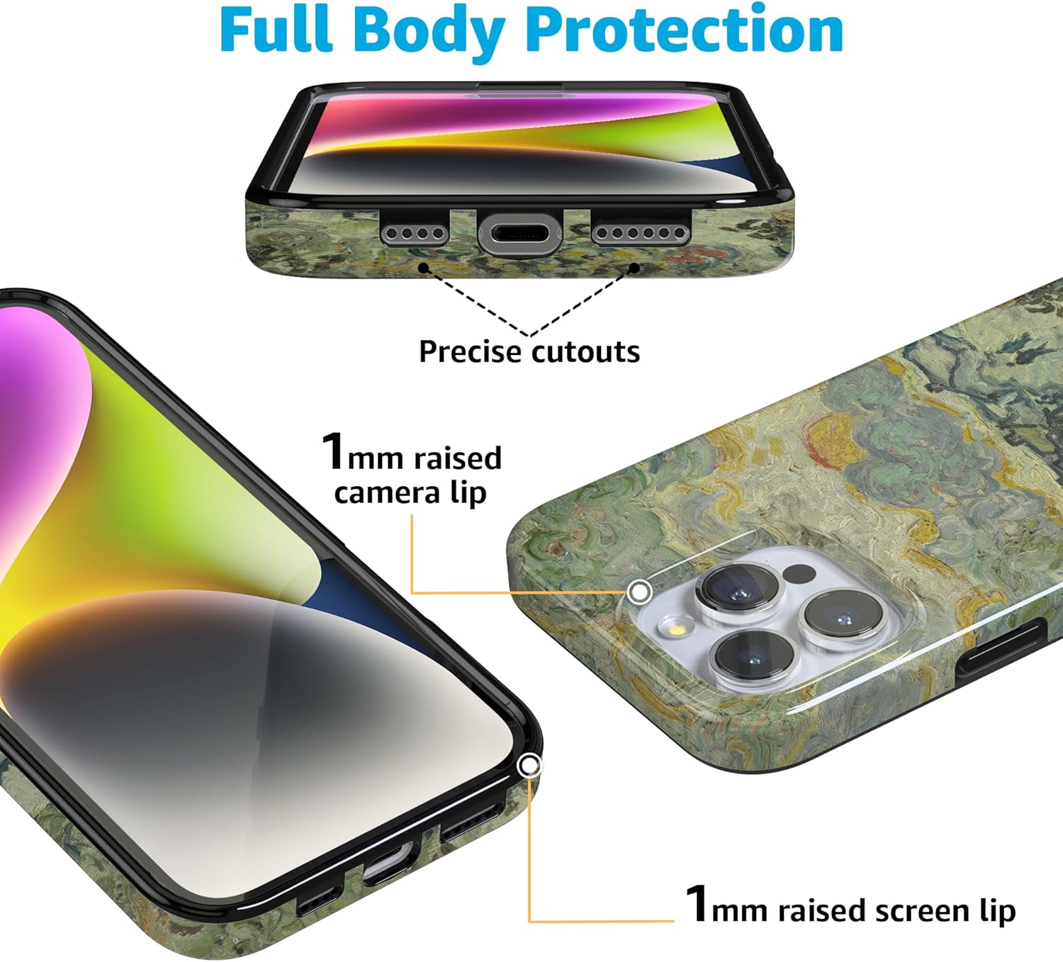 Casely iPhone 16 Pro Case | Van Gogh | Reminiscence of Vincent | Compatible with MagSafe | Classic Ultra Slim Design
