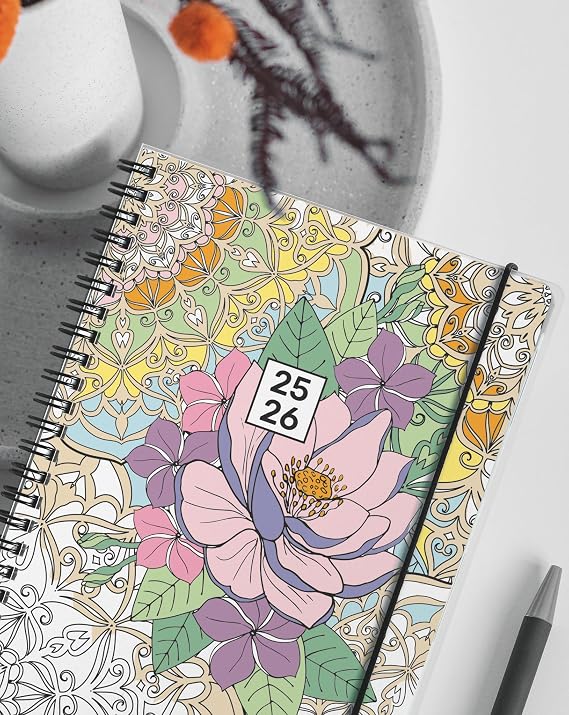 BRUNNEN School Calendar 2025/2026 ZENart | A5, Plastic