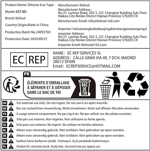 Miniatura 7 de Láminas de silicona para cicatrices rollo de 16 x 60 pulgadas 49ft de gel de silicona suave cinta de silicona sin dolor reutilizable tiras de