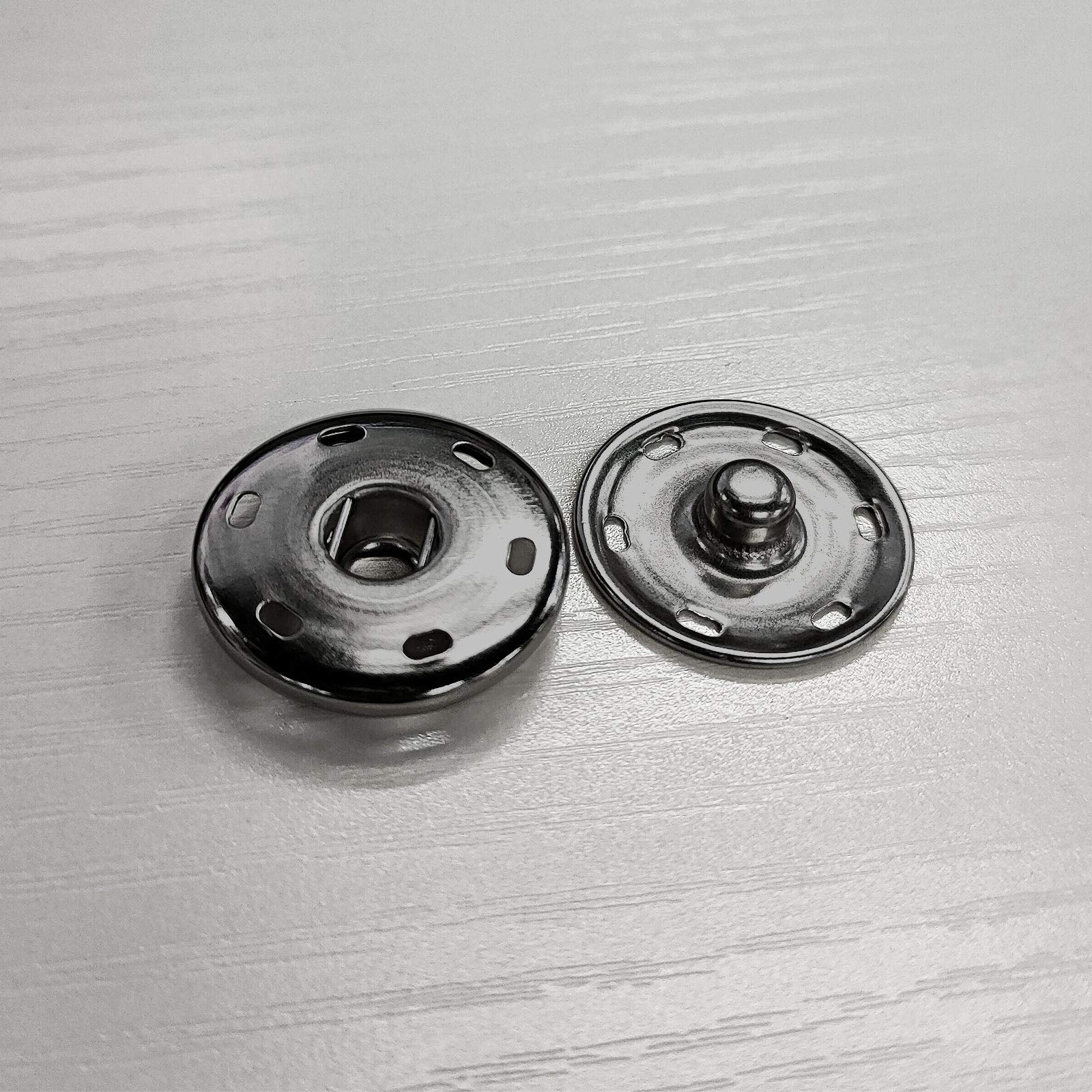 Druckknöpfe zum Aufnähen, 30 mm, schwarz, für Kleidung, Zubehör für Wollmäntel, Windbreaker, 20 Stück