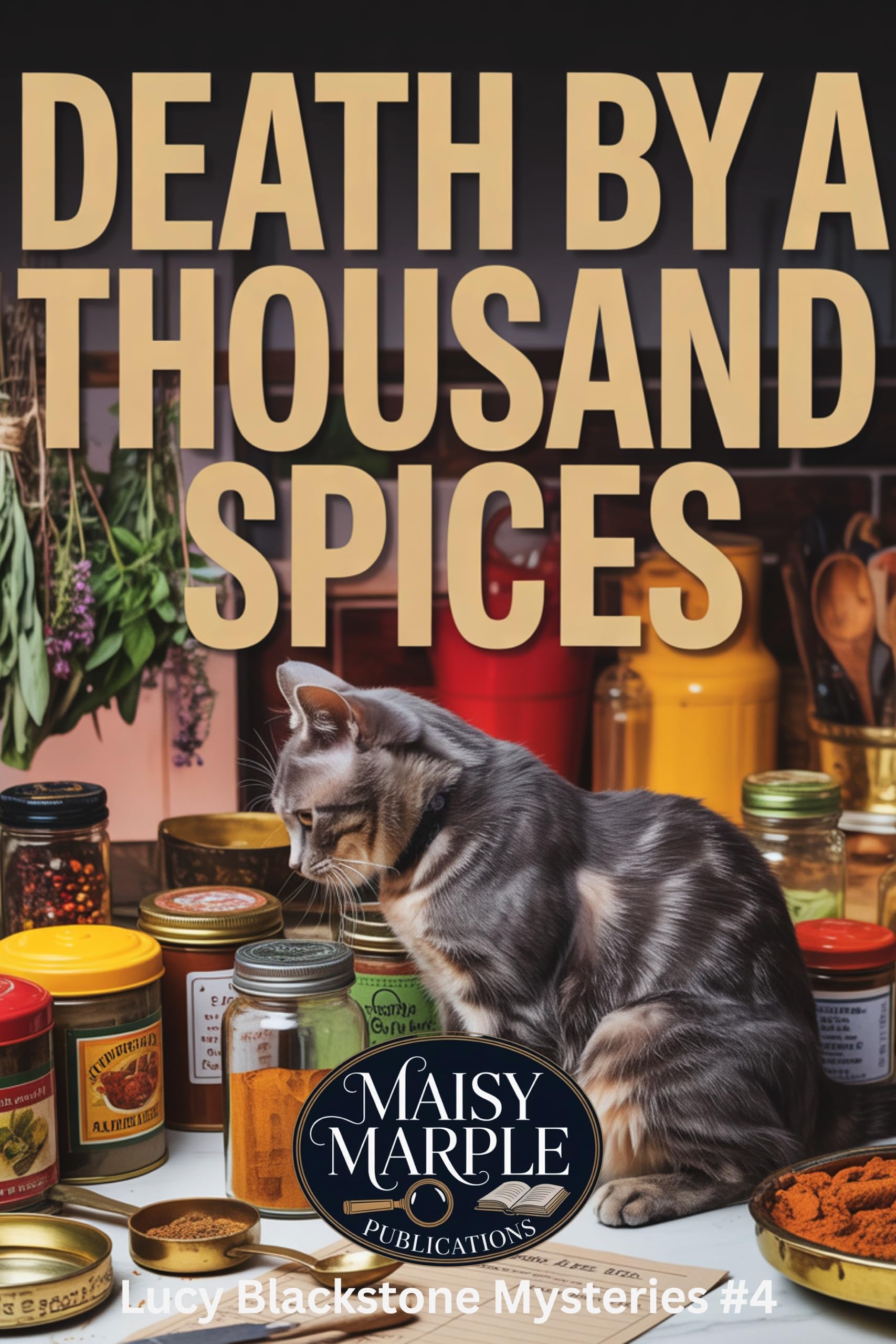 Death by a Thousand Spices: A Small Town Cozy Mystery (Lucy Blackstone Mystery Series Book 4)