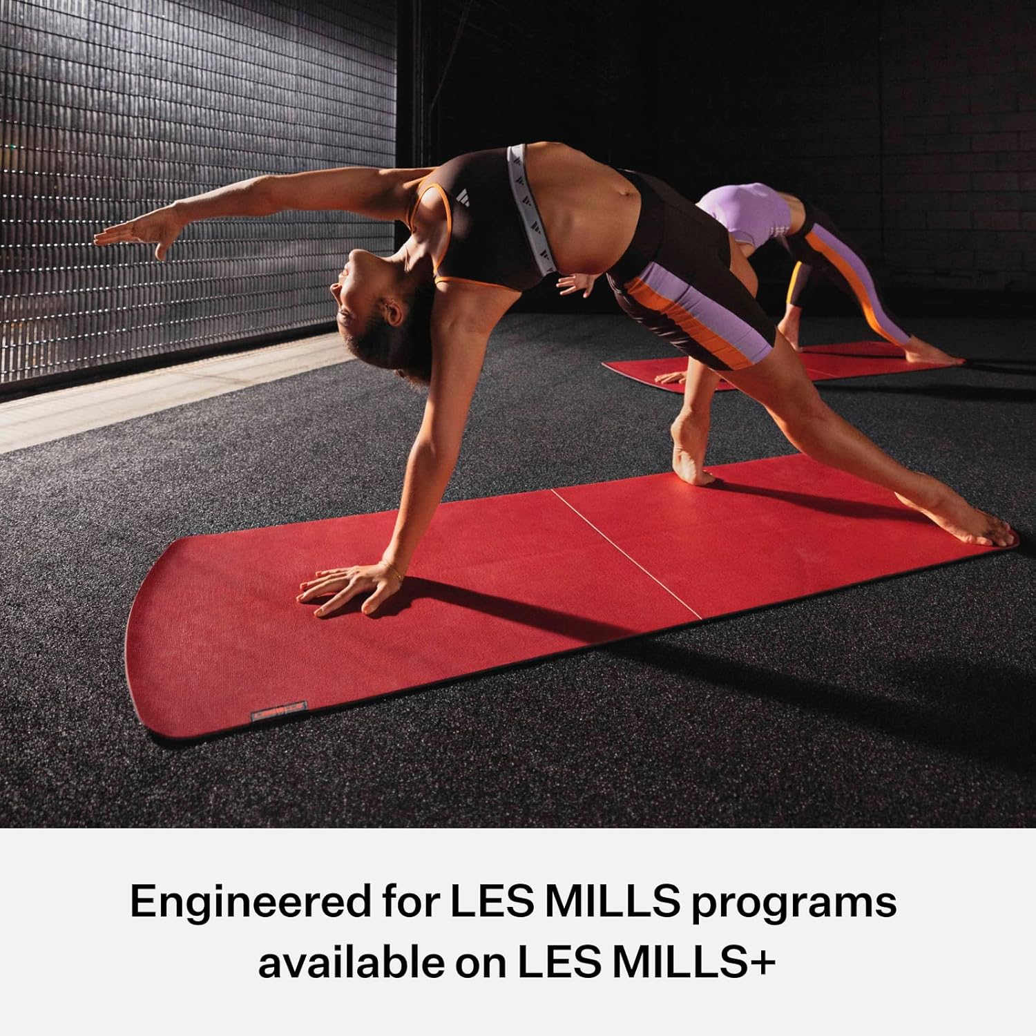 Les Mills™ MBX MAT™ Dual Sided Exercise Mat For Yoga and Dynamic Exercise Training At Home and Gym Use