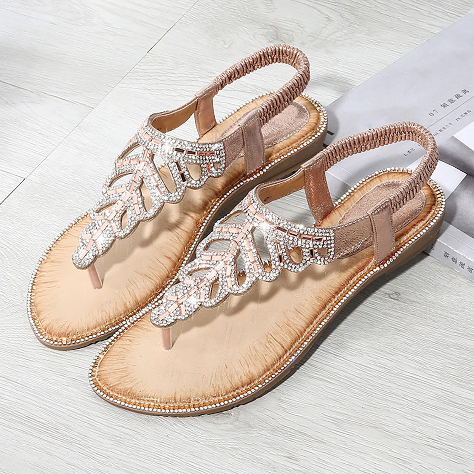 Generico Sandales CompenséEs Femme Confortables LéGèRes AntidéRapantes Semelle Souple Respirantes Chaussures Femme éTé Mode Mules OrthopéDiques Pieds Larges Ville Plage