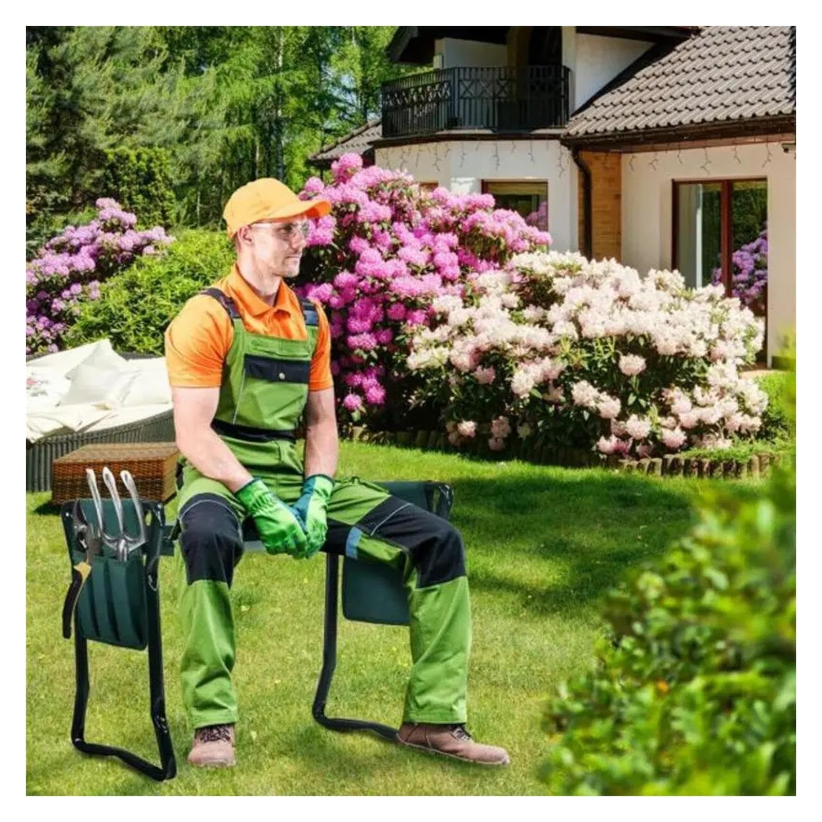 Kniebank Gartenarbeit Klappbare Garten-Kniebank und Sitzbank