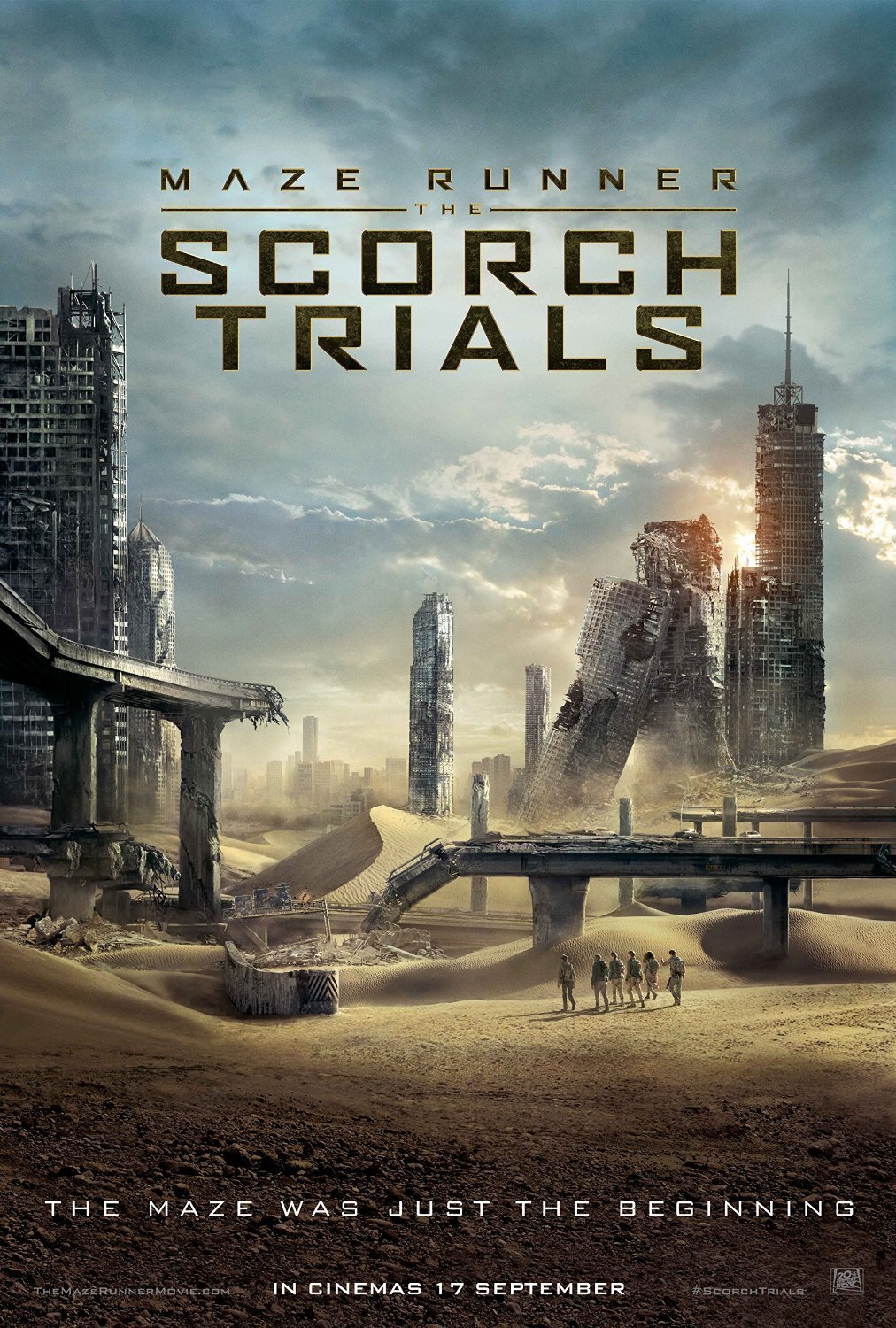 Jionk? Maze Runner : Scorch Trials - Movie Poster (12 x 18" Inches) , Glossy Finish (Thick):Dylan O'Brien, Kaya Scodelario