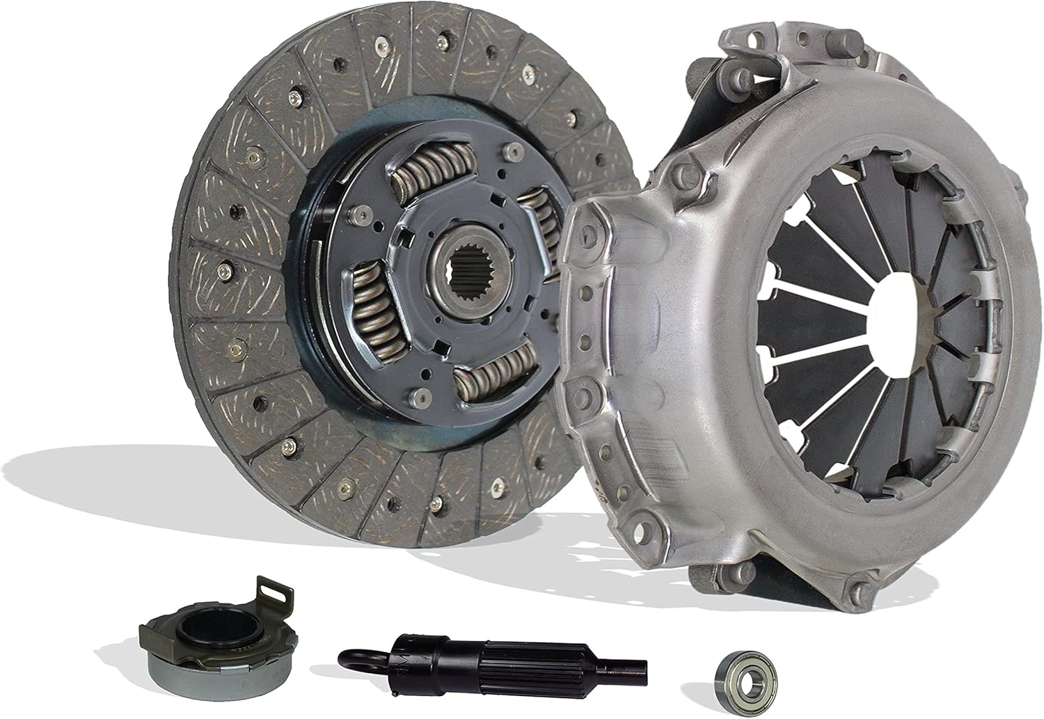 Clutch Kit Compatible With Tracker Sidekick X-90 Base Lsi JLX JS SE Sport Utility 1989-1998 1.6L l4 GAS SOHC 1.8L l4 GAS DOHC Naturally Aspirated (04-108)