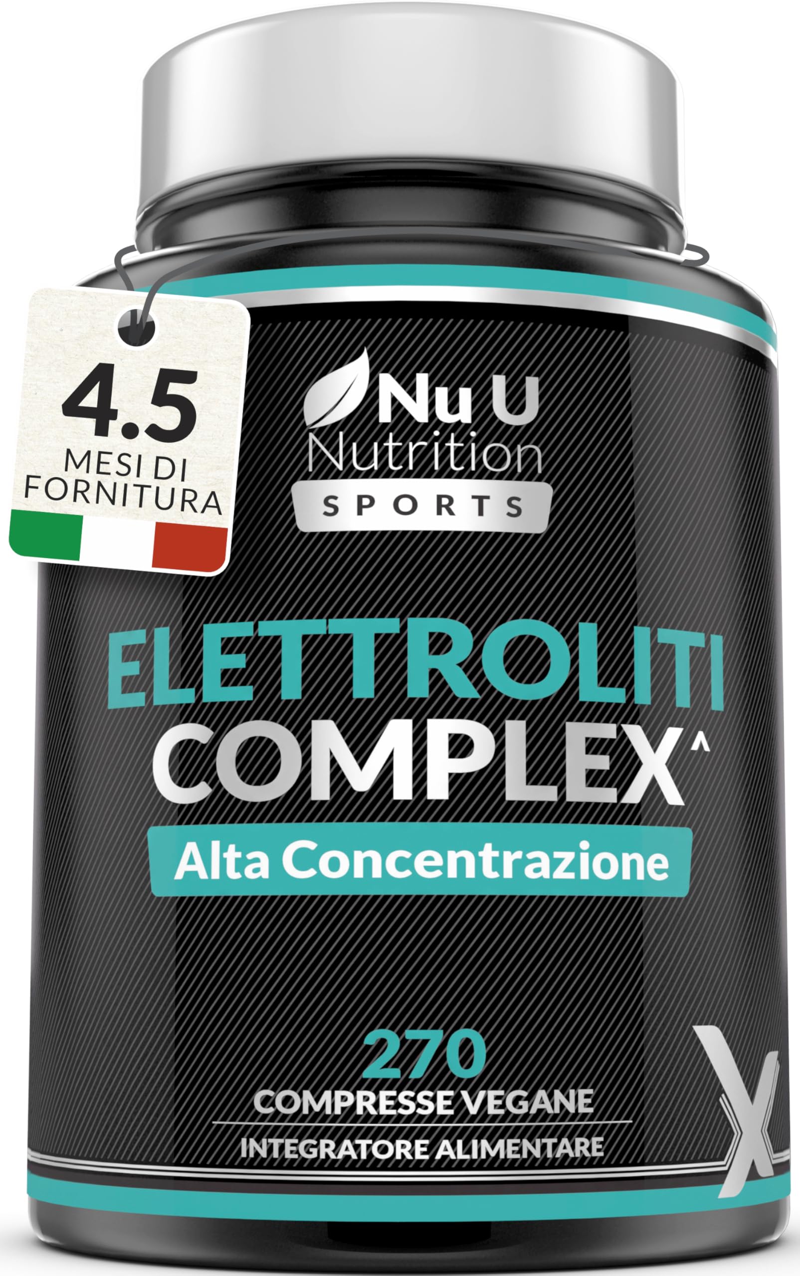 Xellerate Nutrition Elettroliti - 270 Compresse Vegane Senza Gusto - Con Sodio, Potassio, Magnesio e Fosfato di Calcio - Adatto a Diete Carnivore e Paleo - Prodotto in Europa