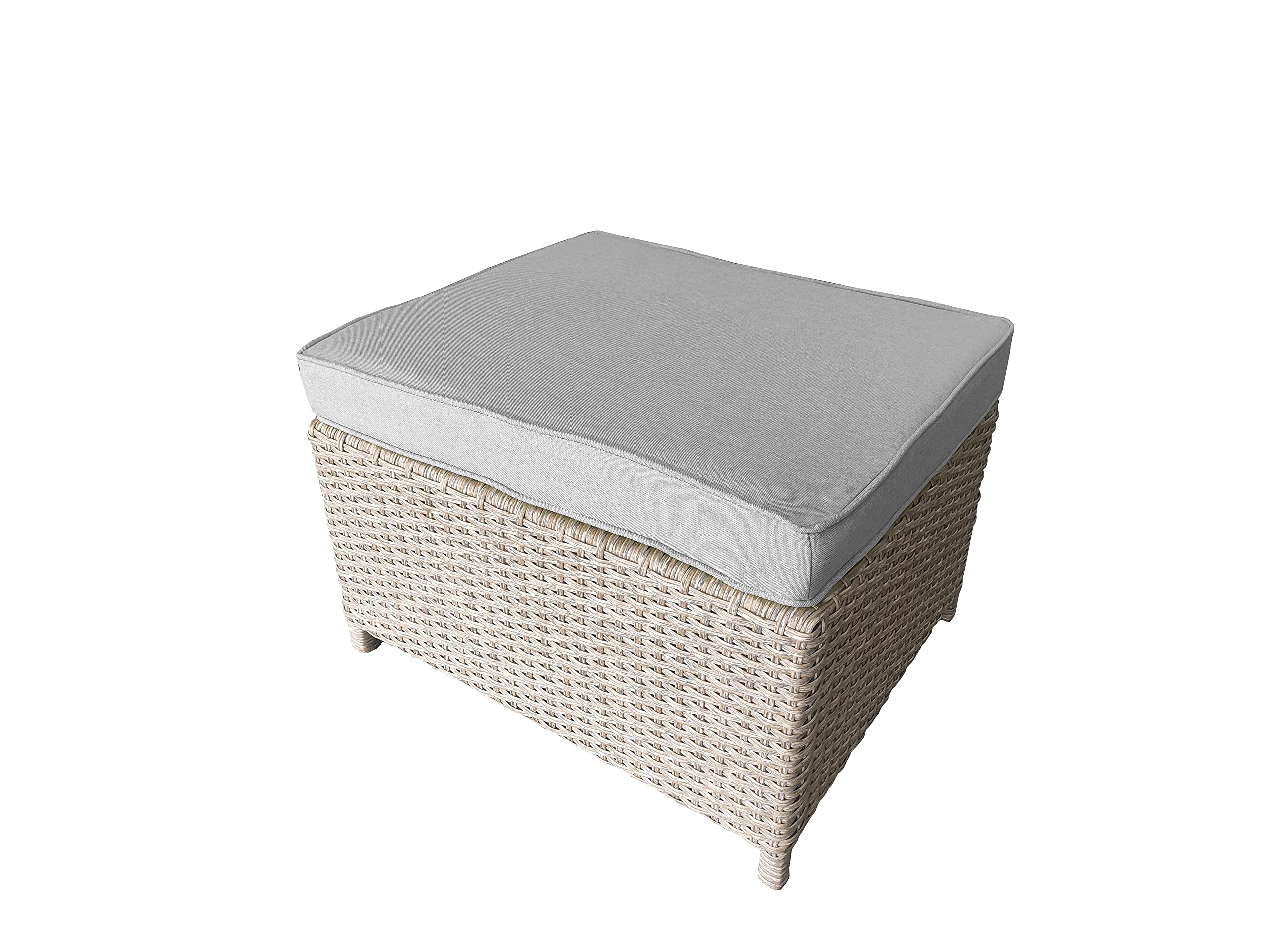 chilly pilley Coussin De Palette EU Coussin De Siège Coussin De Jardin Housse Amovible Et Lavable (80x80x10, Argent)