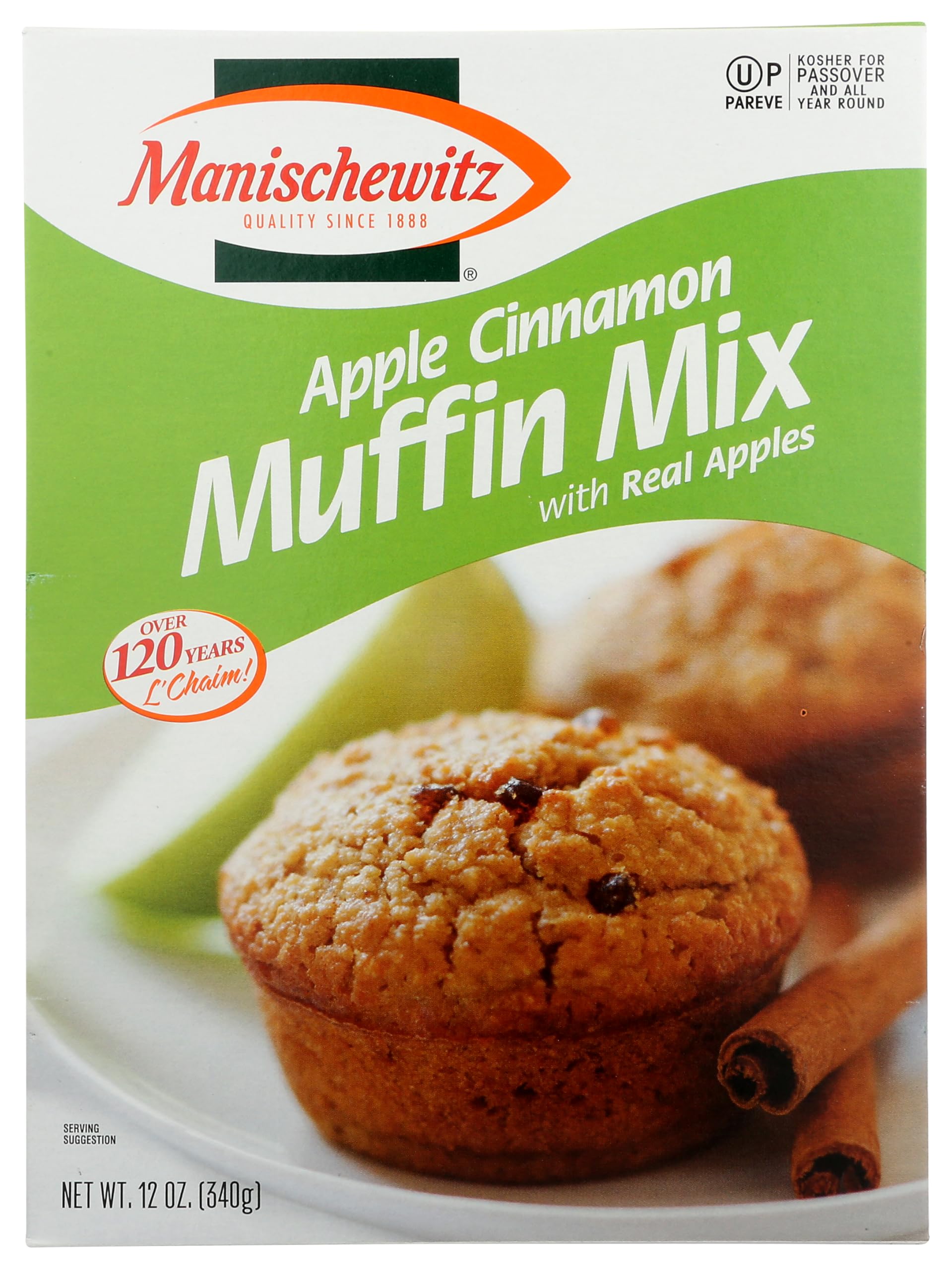 MANISCHEWITZ MIX MUFFIN APP CINNMN, 12 OZ