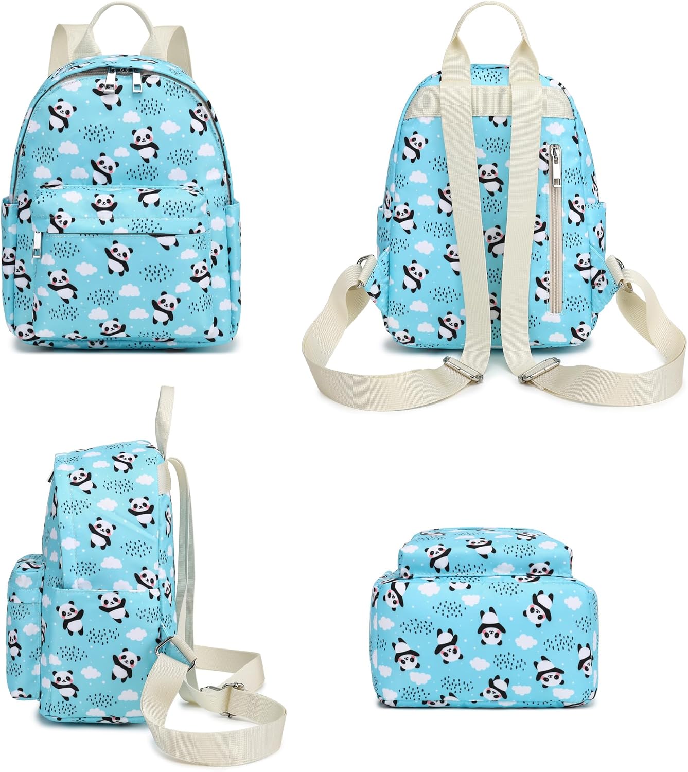 Panda Mini Backpack Women Girls, Small Backpack Purse for Adults Teens Kids School Travel - Image 6