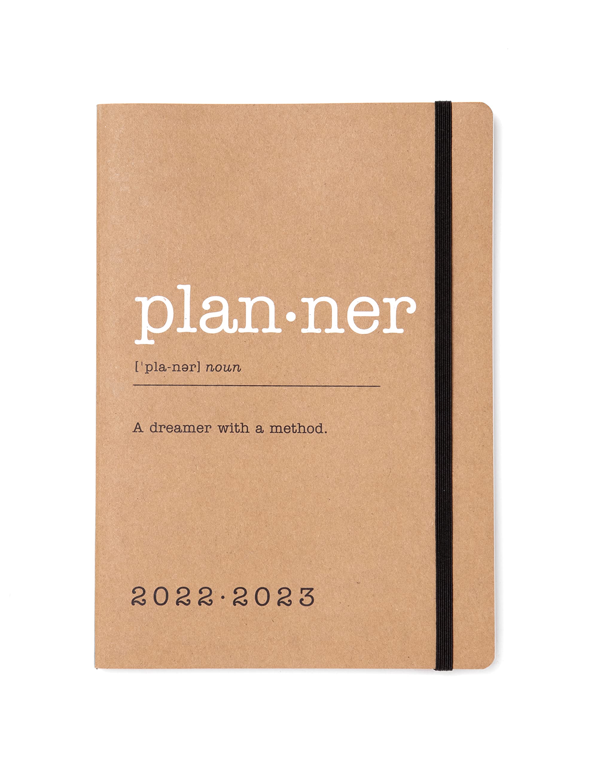 Letts Eco Writers Words A5 Academic 22.23 Week to View Diary - Brown Kraft
