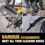 DEWALT 6 Gal Stealthsonic Shop Vacuum Wet and Dry, 5 Peak HP Poweful Suction Ultra-Quiet Vacuum Cleaner with Complete Accessory Kit and 6 Dust Bages, Shop Vac for Home, Jobsite, Workshop, Garage, Car | Ultra Quiet Motor with Powerful Suction, 6 Dust 