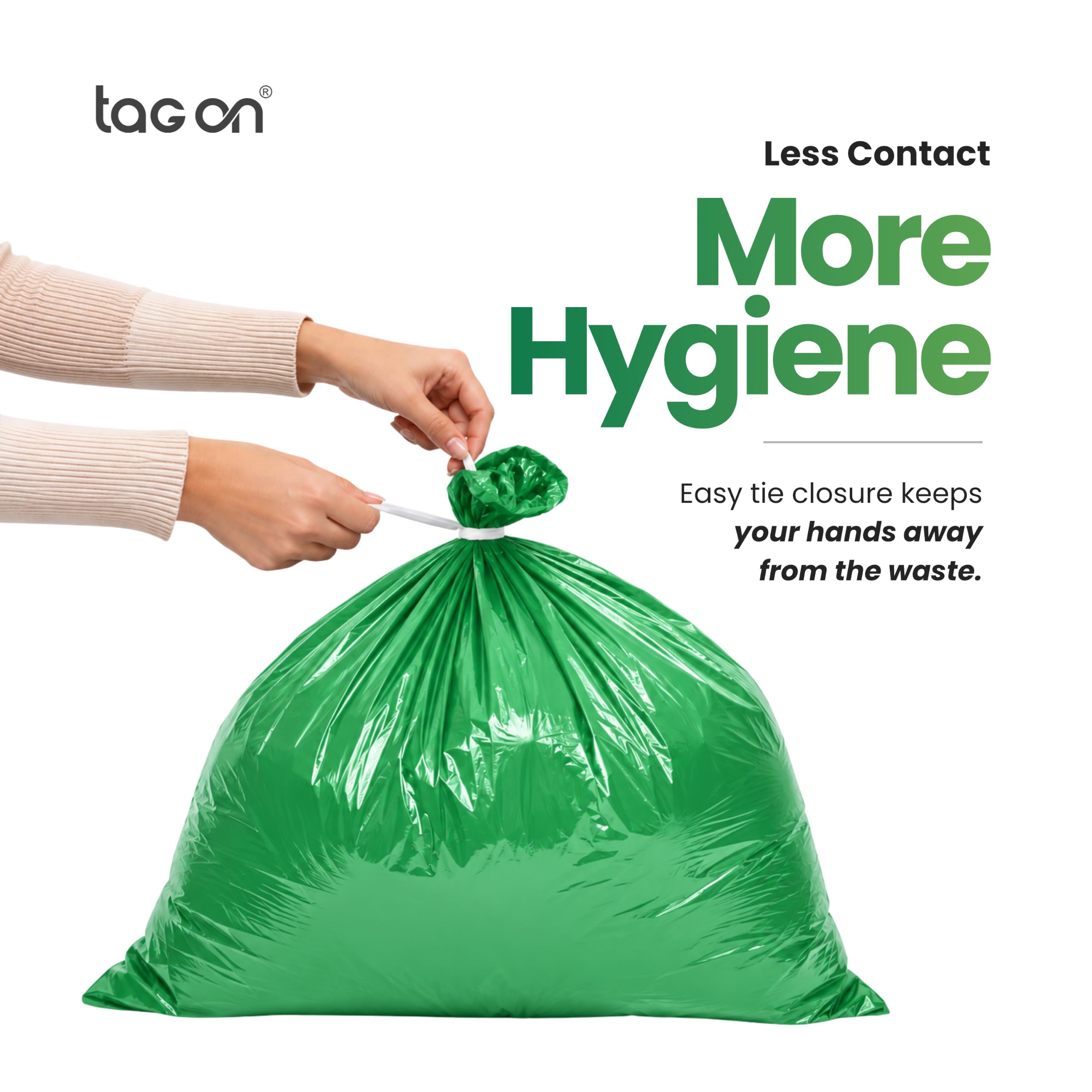 Premium Garbage Bags - 90 Pack, 19x21" -6