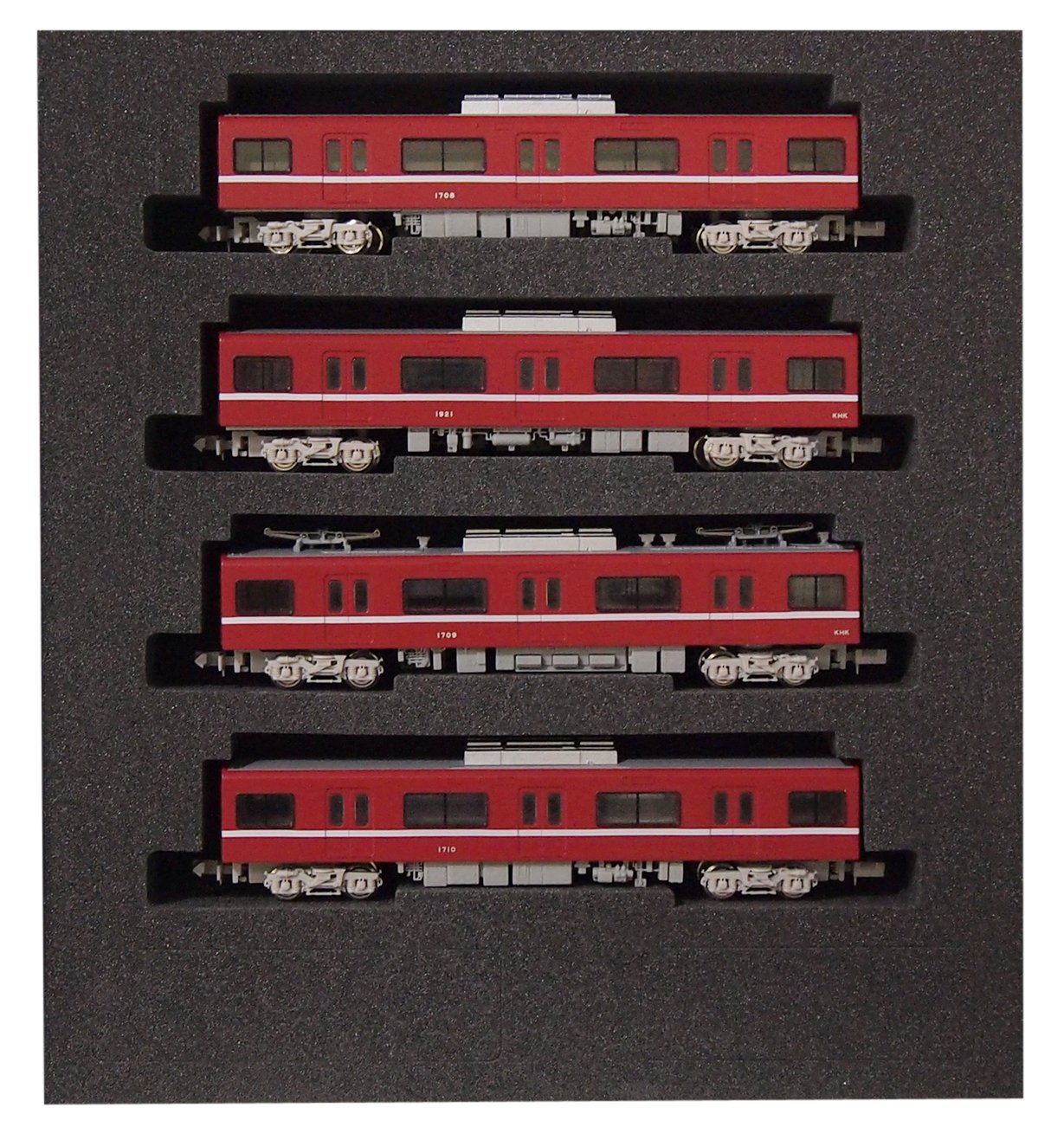 4-Car Set N Scale 4366 Keikyu 1500 form 1700 series not been updated Add-car for intermediate wheel (no power) (japan import)