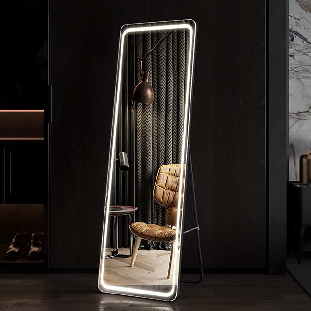 full length mirror with lights