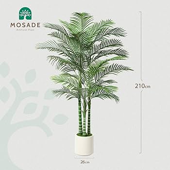 Amazon｜MOSADE ヤシの木 プレミアム 光触媒 フェイクグリーン ※鉢は