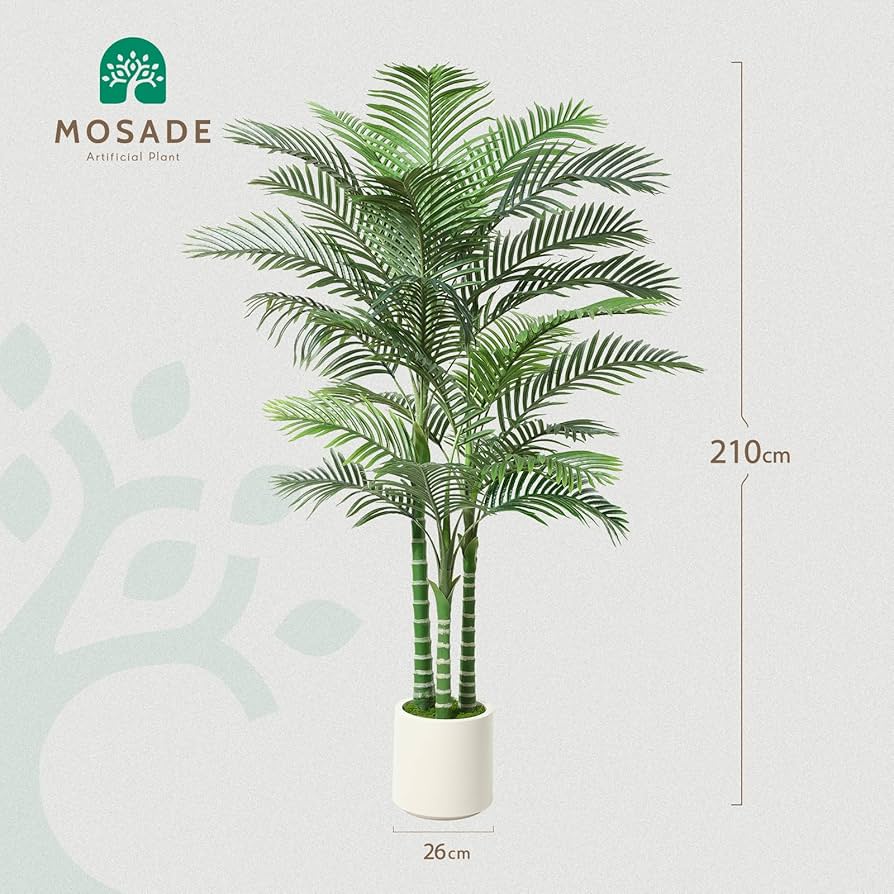 Amazon｜MOSADE ヤシの木 プレミアム 光触媒 フェイクグリーン ※鉢は