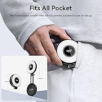 Vista 6 de Luz de relleno para teléfono Magsafe LED accesorio de luz para selfie anillo de luz ajustable compatible con Magsafe para iPhone Smartphone Negro