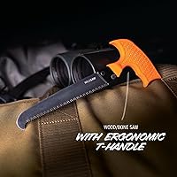 Vista 8 de OUTDOOR EDGE WildGuide - Juego de cuchillos de caza de 4 piezas y kit de aderezo de campo, con hoja afilada, cuchillo para desollar con gancho