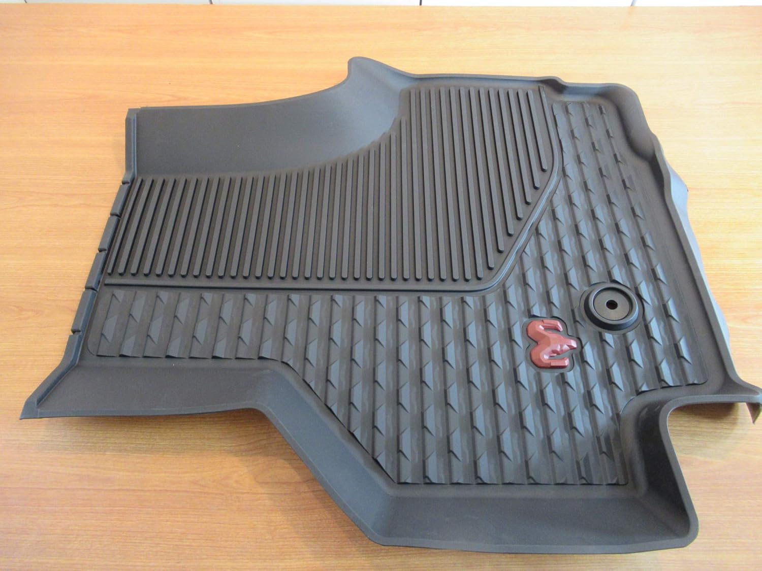 2019-2020 Ram Rebel 1500 DT All Weather Floor Mats with Red Ram Logo for Quad Cab OEM