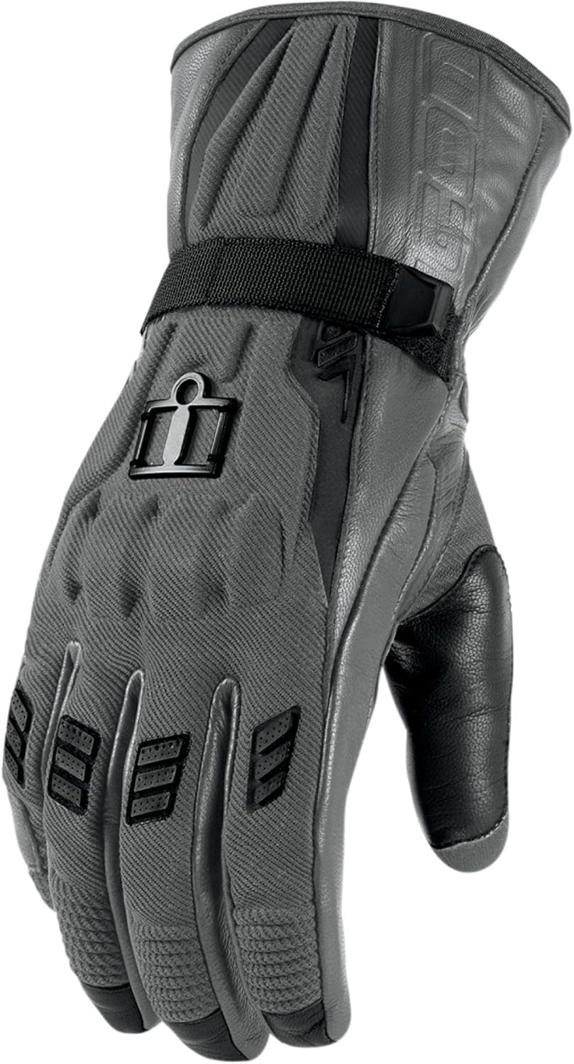 Icon Device Touchscreen Long Gloves Medium/Grey