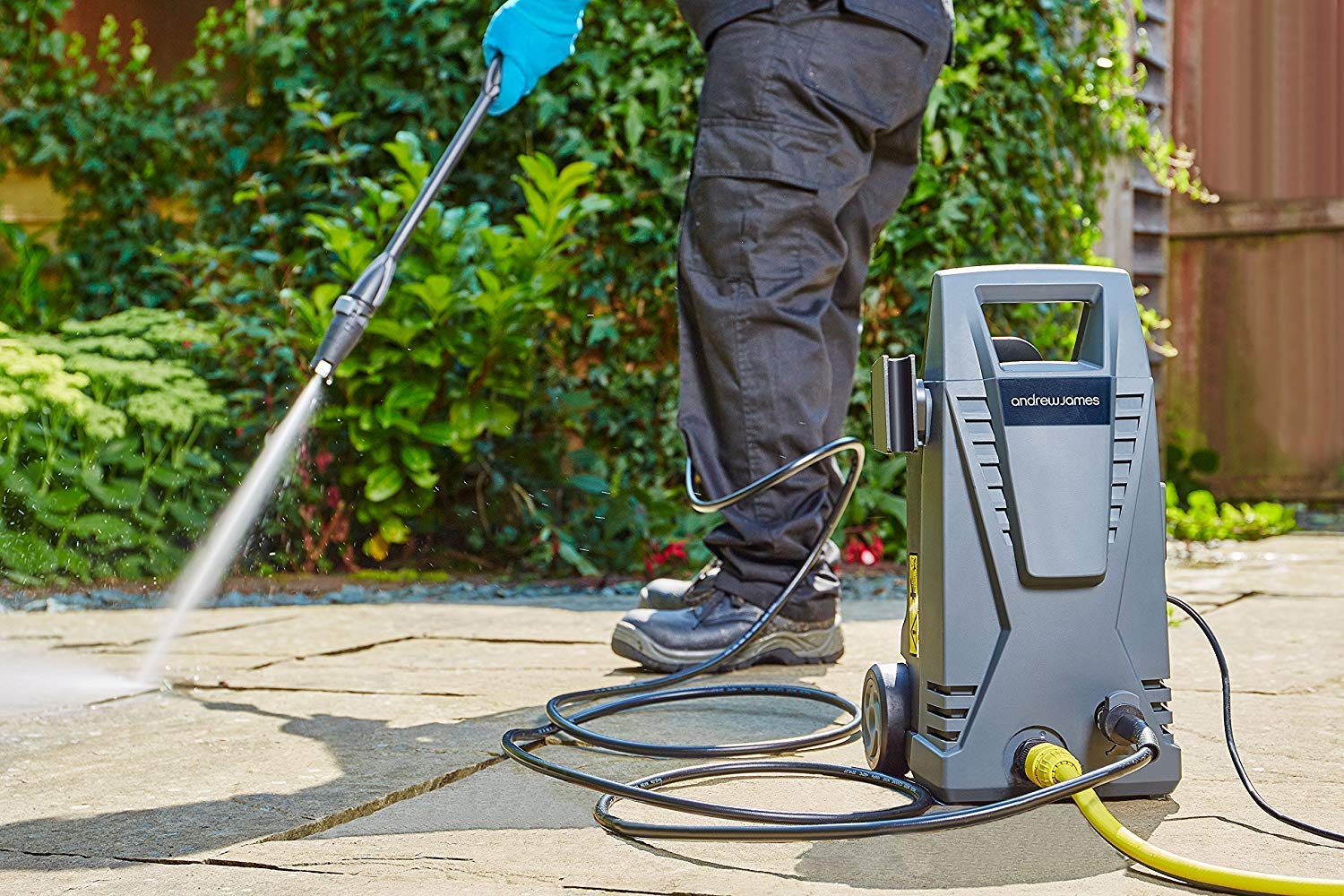 Buy Andrew James Pressure Washer Power Jet Wash with 5 Attachments